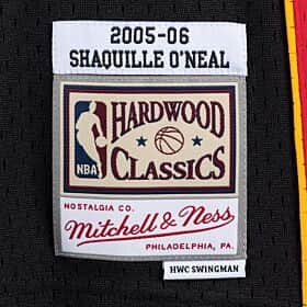 Shaquille O'Neal Mitchell and Ness Miami HEAT Swingman Jersey Men's Jersey Mitchell & Ness   