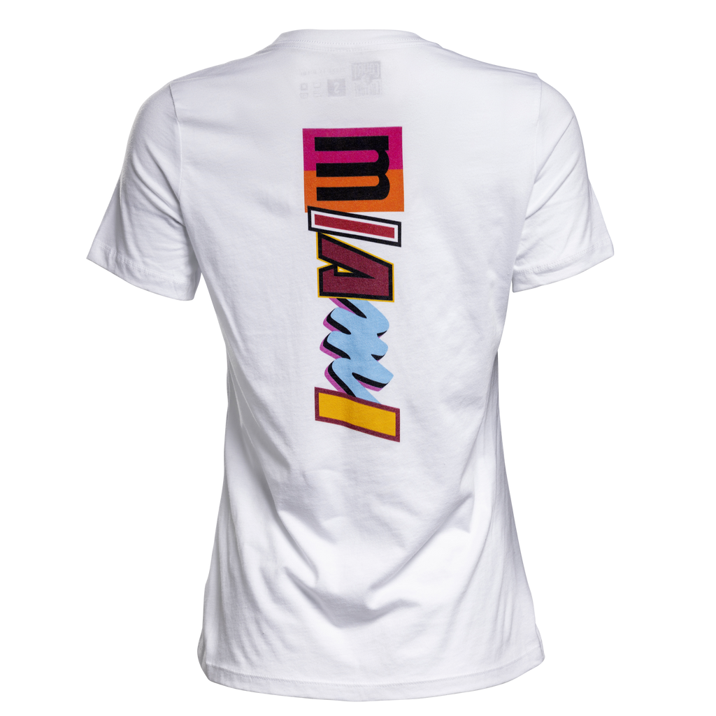 Miami Mashup Vol. 2 T-Shirt in White, Size: 2XL '47 | Miami Heat